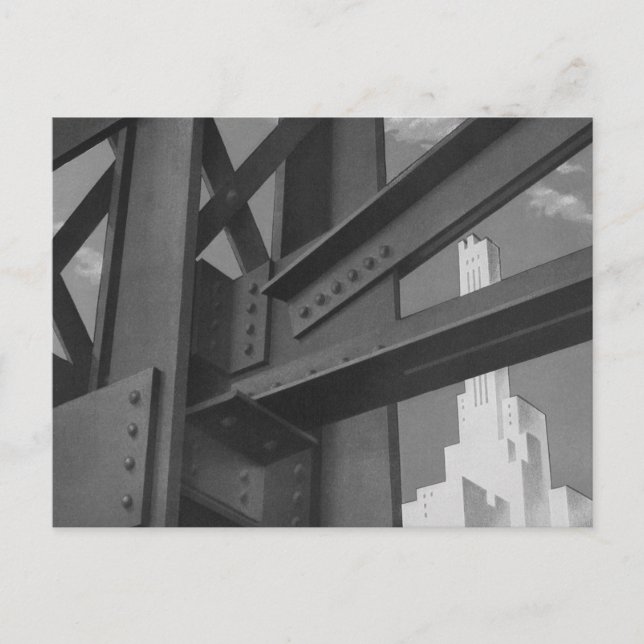 Postal Arquitectura de rascacielos de construcción de ace (Anverso)
