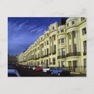 Postal Arquitectura de regencia, Brighton, Inglaterra, Re