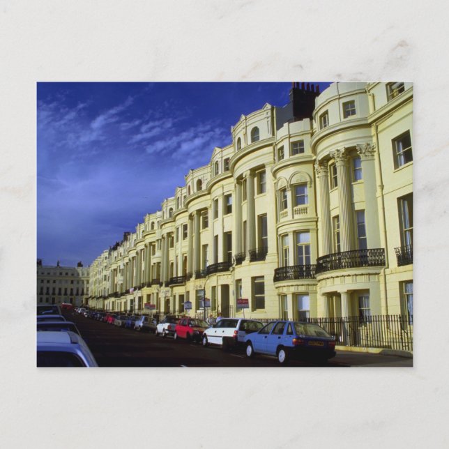 Postal Arquitectura de regencia, Brighton, Inglaterra, Re (Anverso)