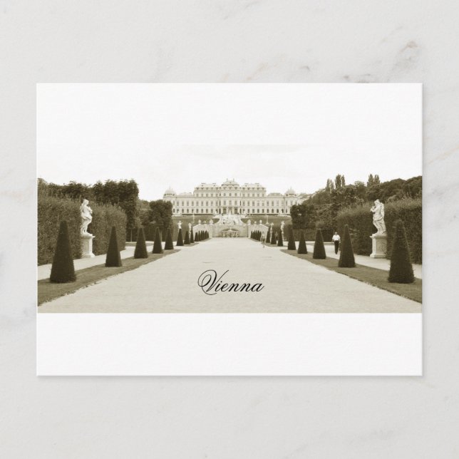 Postal Arquitectura de Viena, Austria (Anverso)