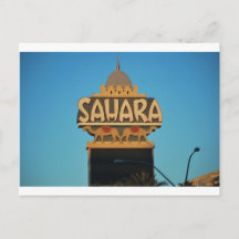 Arquitectura emblemática del casino Sahara de Las