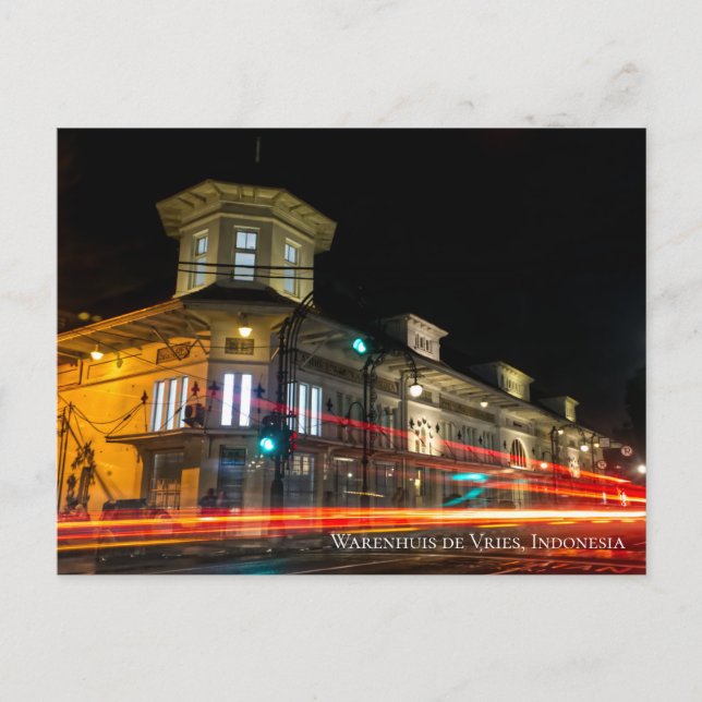 Postal Arquitectura estética Art Déco de las Nuevas India (Anverso)