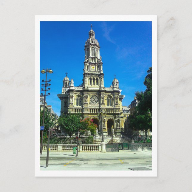 Postal Arquitectura francesa París (Anverso)