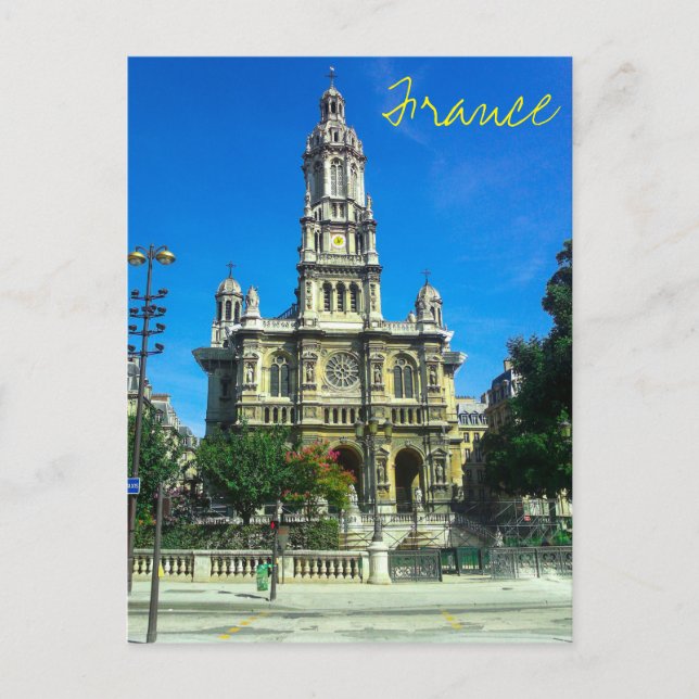 Postal Arquitectura francesa París (Anverso)