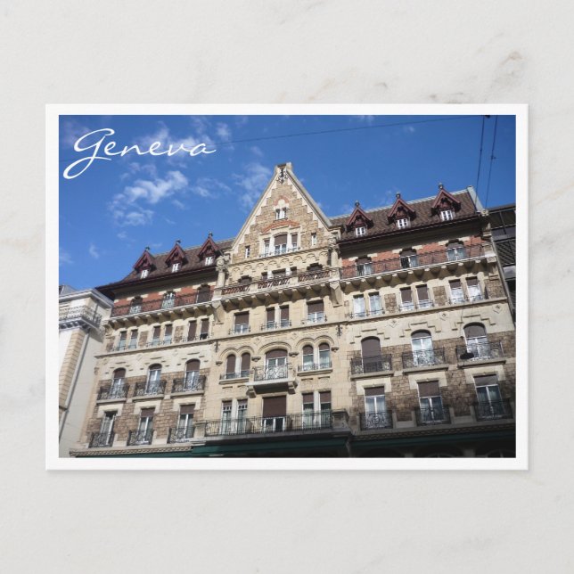 Postal arquitectura geneva (Anverso)