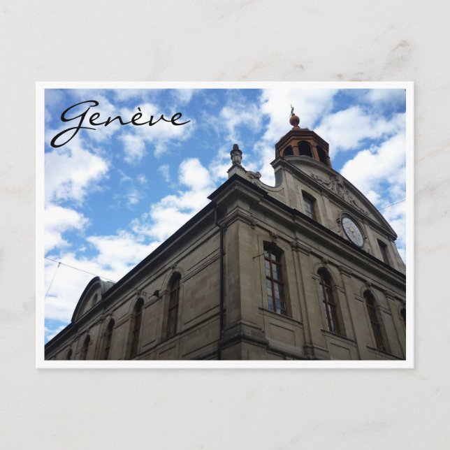 Postal arquitectura genève (Anverso)