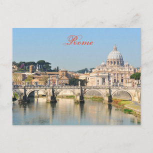 Postal Arquitectura italiana en Roma