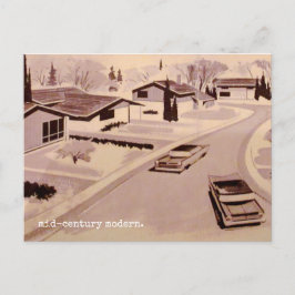 Postal Arquitectura moderna de medio siglo