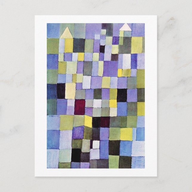 Postal Arquitectura, Paul Klee (Anverso)