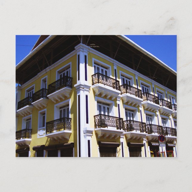 Postal Arquitectura portuguesa en Goa India (Anverso)