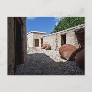 Postal Arquitectura rural tradicional de Chipre Geroskipo