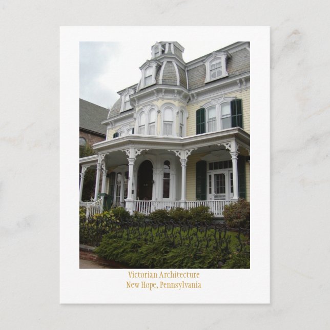 Postal Arquitectura victoriana (Anverso)
