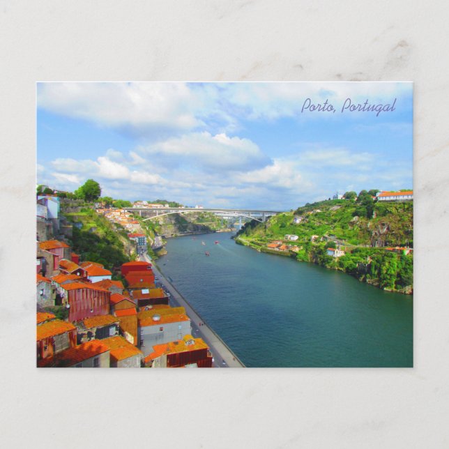 Postal Arrábida Bridge ~ Porto, Portugal (Anverso)