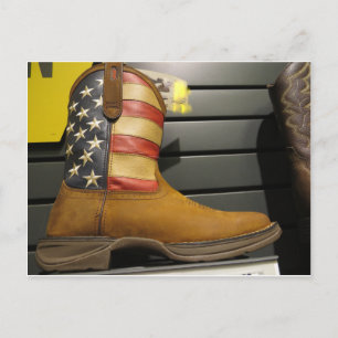 Postal Arranque patriótico de vacuno