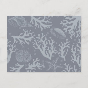 Postal Arrecife de coral estilo hipster