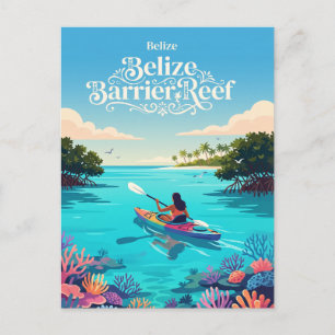 Postal Arrecife de la Barrera de Belice
