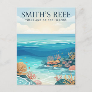 Postal Arrecife de Smith Islas Turcas y Caicos
