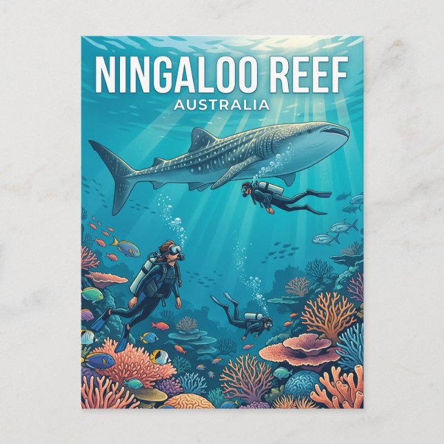 Postal Arrecife Ningaloo Australia (Anverso)