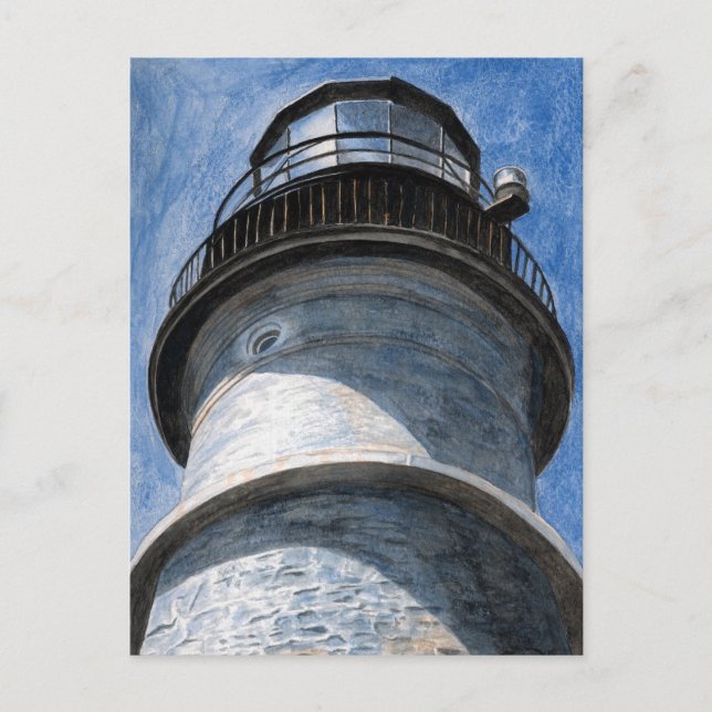 Postal Arriba de la luz de cabeza de Portland (Anverso)