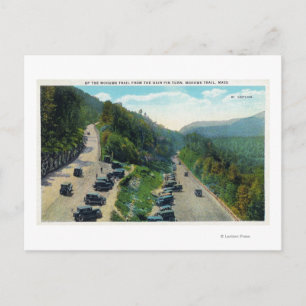 Postal Arriba el sendero desde el Pin del pelo, estaciona