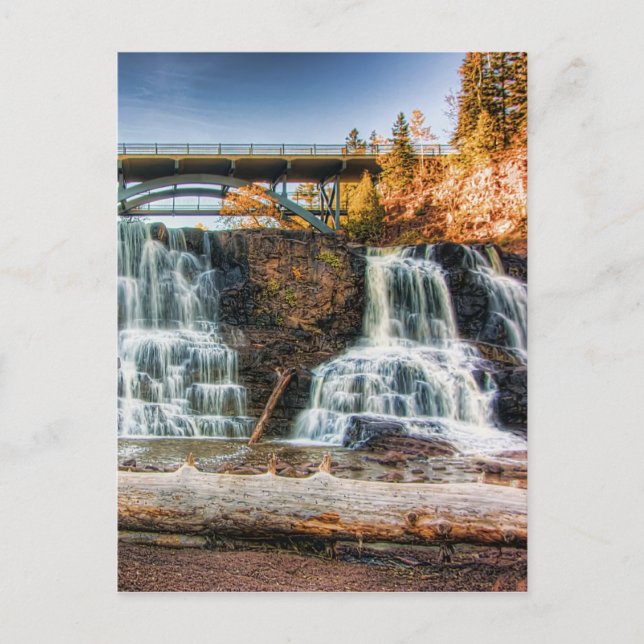 Postal Arriba, Gooseberry Falls (Anverso)