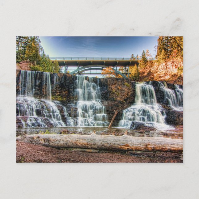 Postal Arriba, Gooseberry Falls (Anverso)