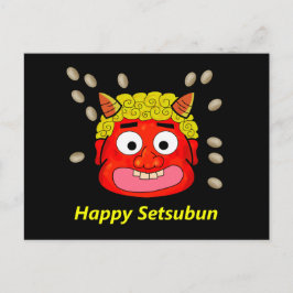 Postal Arrojando granos en Demon