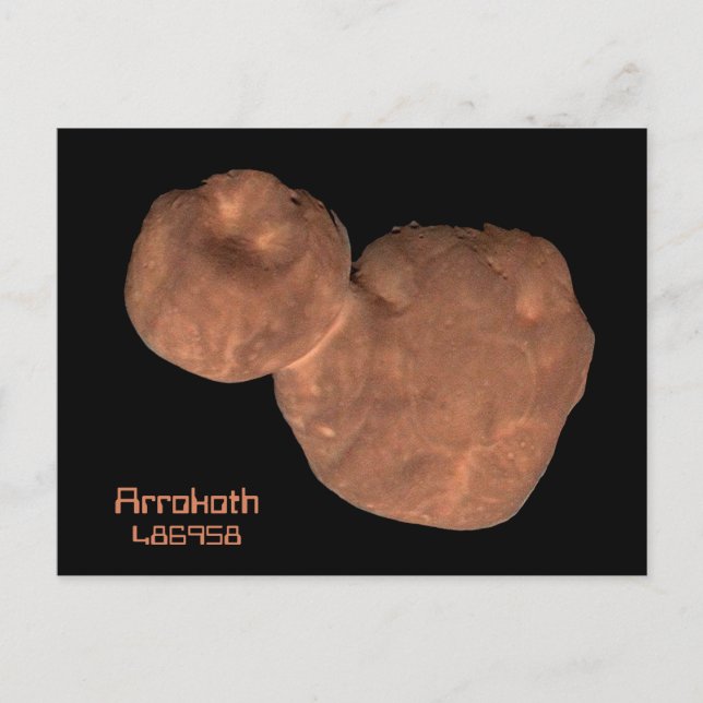 Postal Arrokoth Kuiper Belt (objeto) (Anverso)