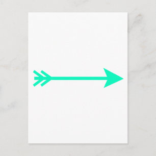 Postal Arrow Cyan Directamente Los Regalos De Zazzle MUSE