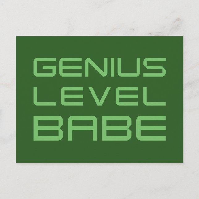Postal Arrow | Genius Level Babe (Anverso)