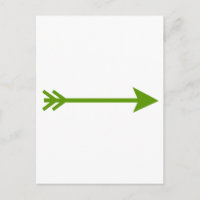 Arrow Green Straight The MUSEUM Zazzle Gifts
