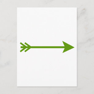 Postal Arrow Green Straight The MUSEUM Zazzle Gifts