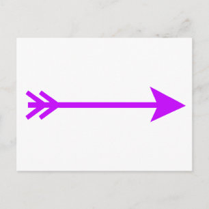 Postal Arrow Purple Lt Directo El MUSEO Zazzle Gifts