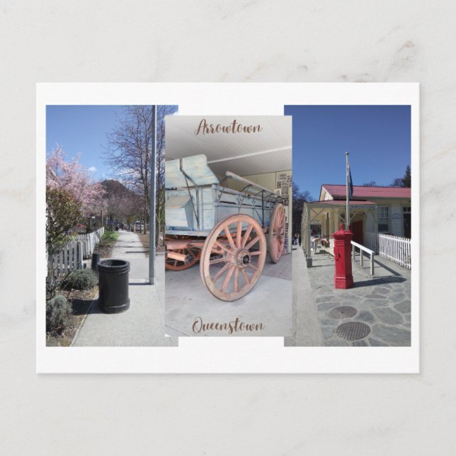 Postal Arrowtown, Queenstown (Anverso)
