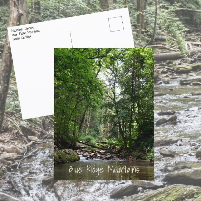 Postal Arroyo de Montaña Blue Ridge Mountains NC (Subido por el creador)