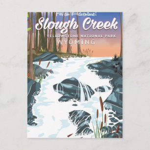 Postal Arroyo Slough, parque nacional Yellowstone