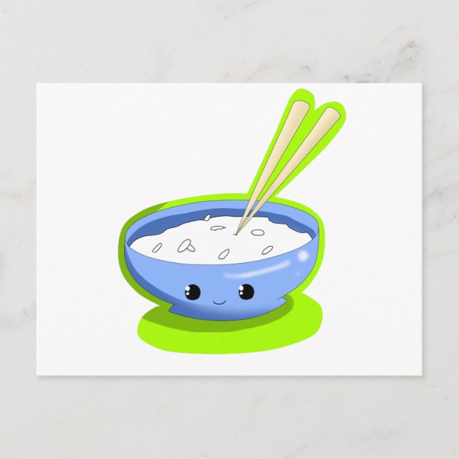 Postal ¡Arroz delicioso! (Anverso)