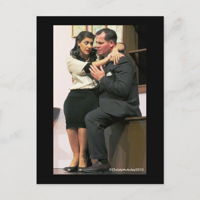 Postal Arsénico y antiguo encaje (Anverso)