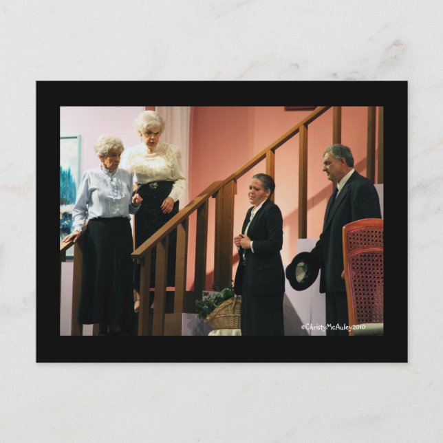 Postal Arsénico y antiguo encaje (Anverso)