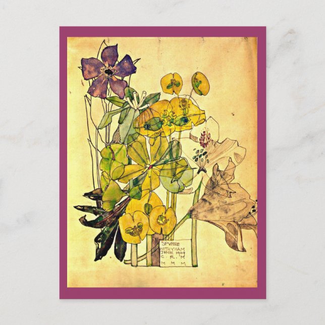 Postal Art-Charles Rennie Mackintosh 2 (Anverso)