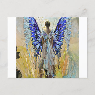 Postal art deco angel