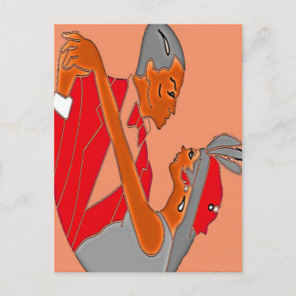POSTAL ART DECO COUPLE