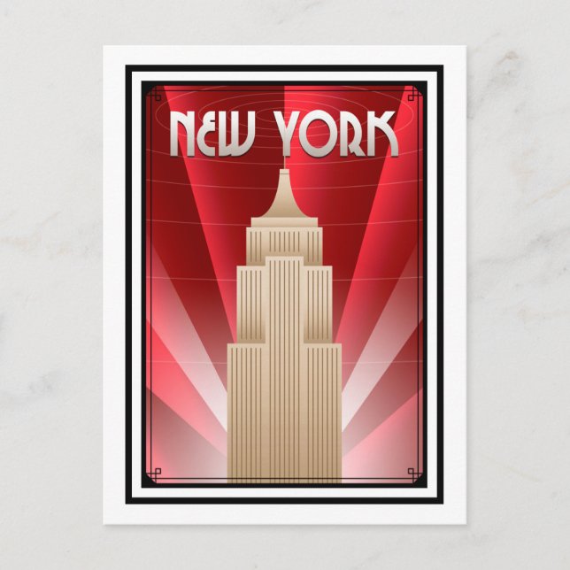 Postal - Art Deco de los años 20 y 30 (Anverso)