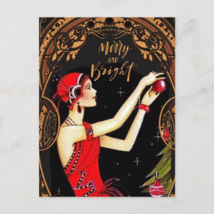 Postal Art Deco de los vestíbulos