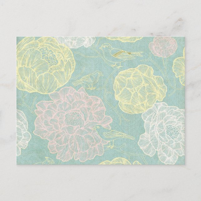 Postal Art Deco en primavera (Anverso)