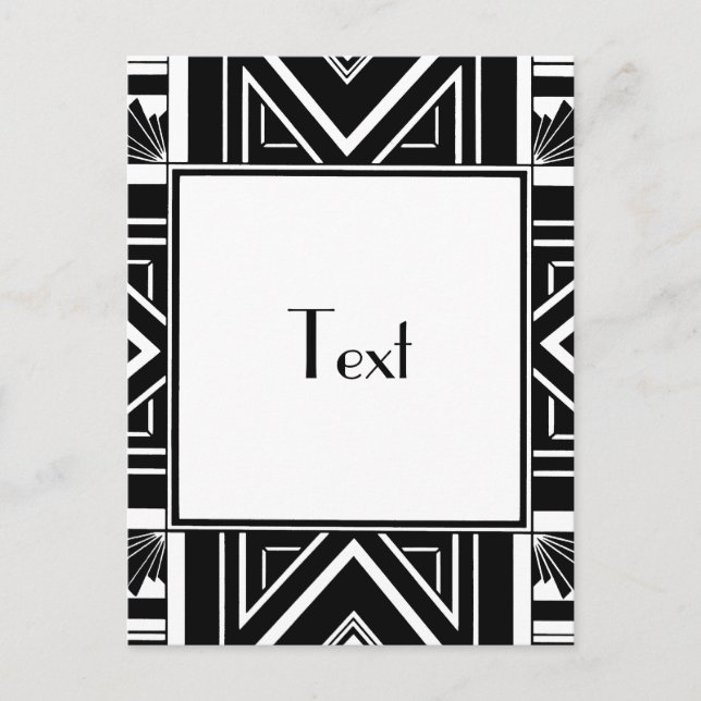 Postal Art Deco Geo (Anverso)