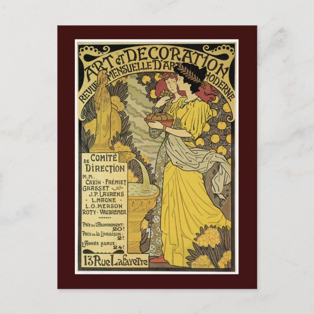 Postal Art et Decoración (Anverso)