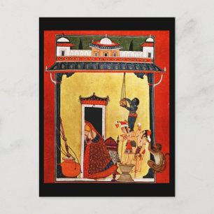 Postal Art-Indischer Clásico Postcard Maler 17