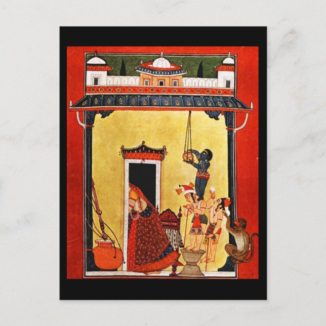 Postal Art-Indischer Clásico Postcard Maler 17 (Anverso)