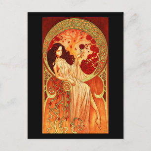 Postal Art-Mucha Postcard-Classic 13
